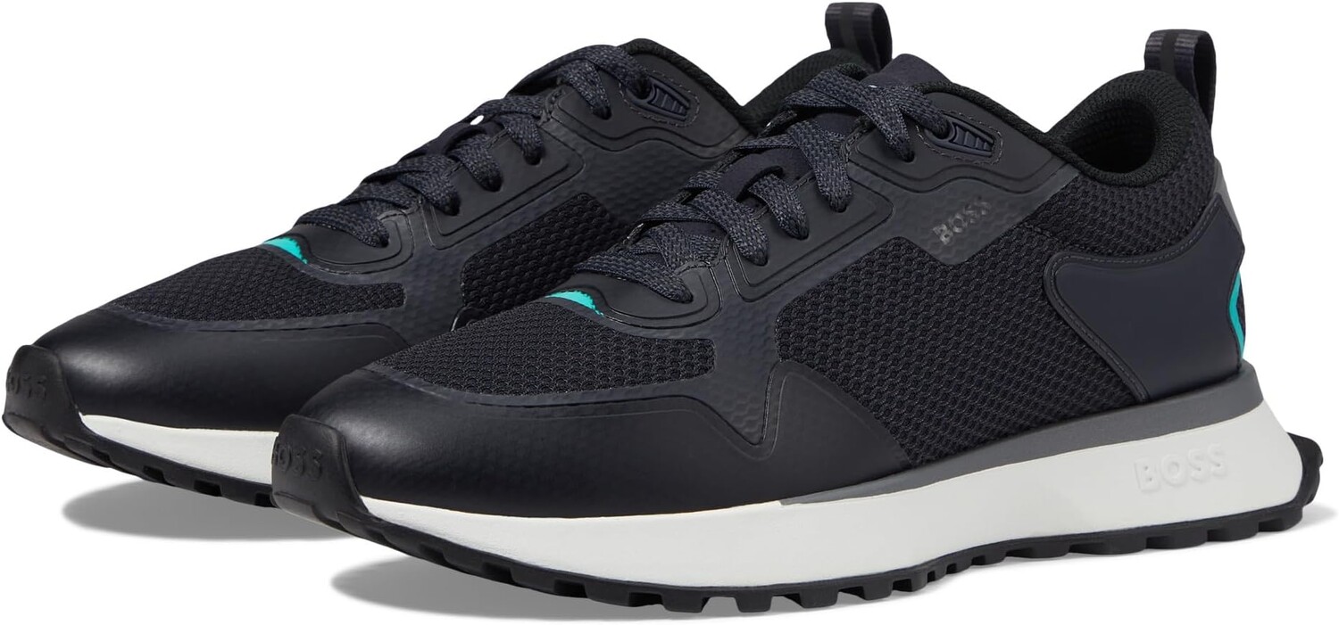 

Кроссовки BOSS Jonah Retro Inspired Running Sneakers, цвет Deep Navy, Красный, Кроссовки BOSS Jonah Retro Inspired Running Sneakers, цвет Deep Navy