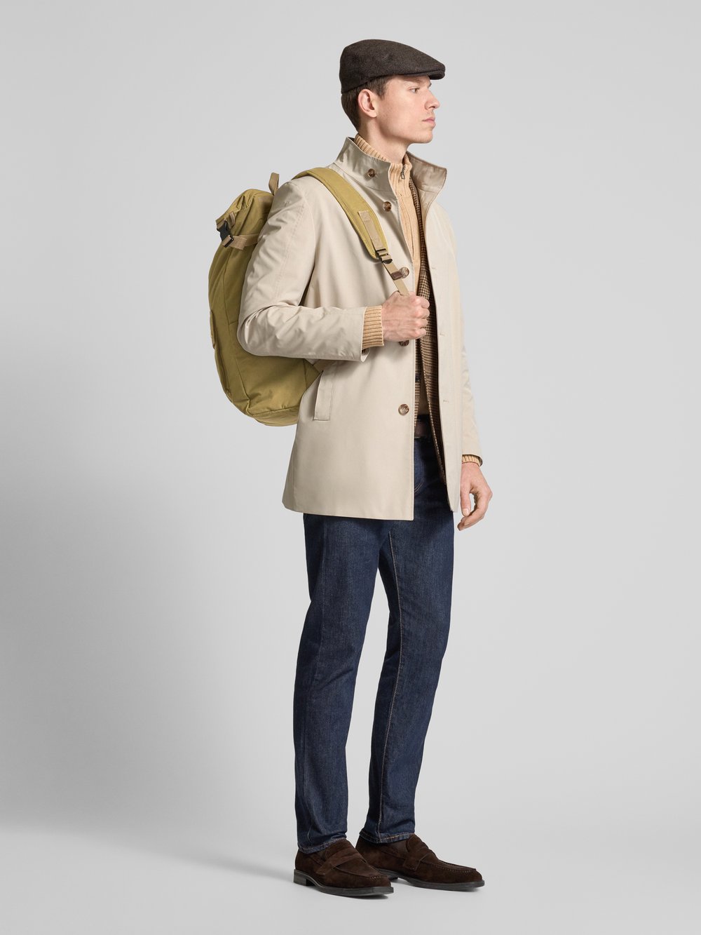 

Рюкзак из чистого хлопка модель 'FOLDOVER' Barbour, хаки