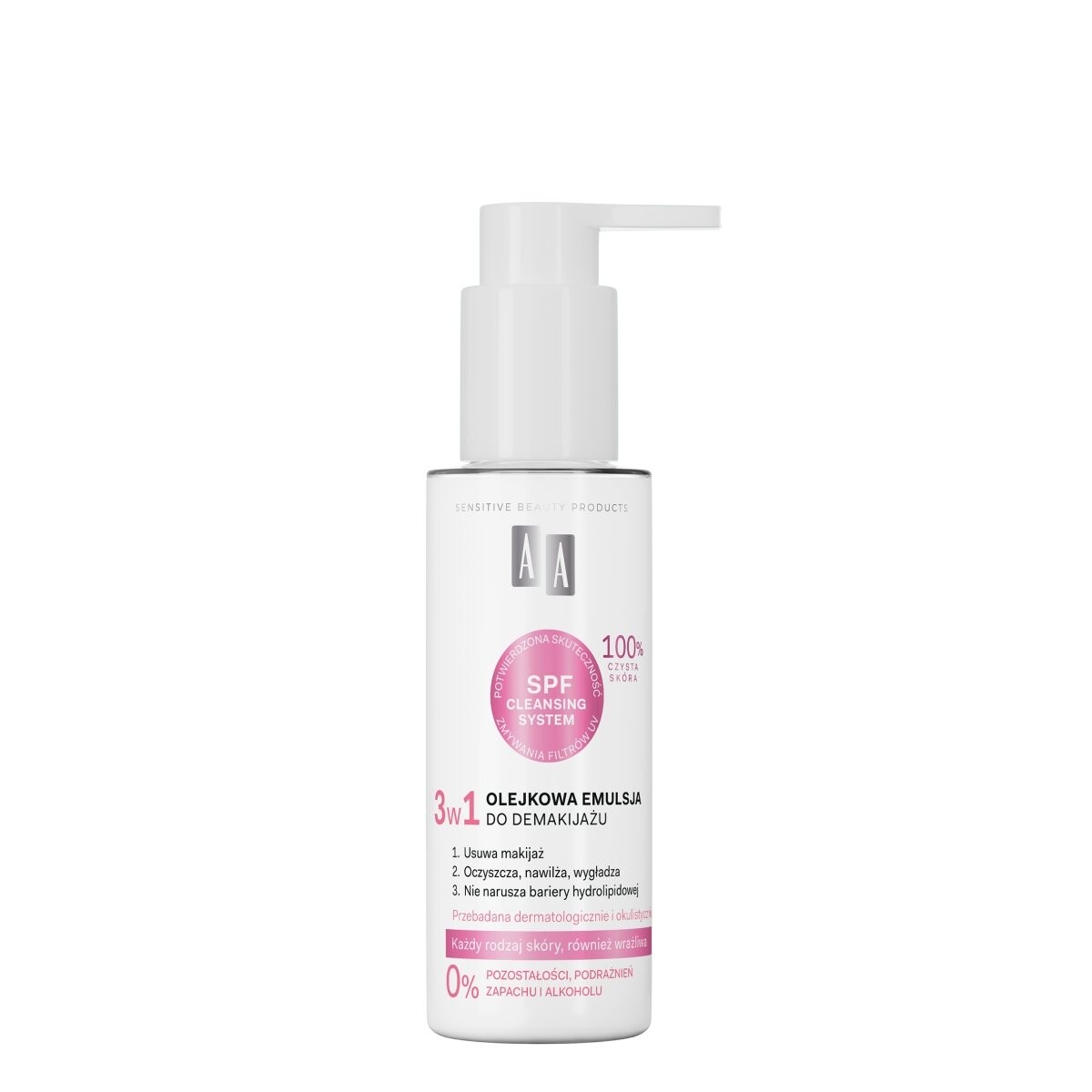 

AA Pure Derma, Жирная эмульсия для снятия макияжа 3в1, 150 мл