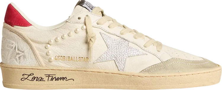 Кроссовки Golden Goose Wmns Ball Star 'Love Forever', белый