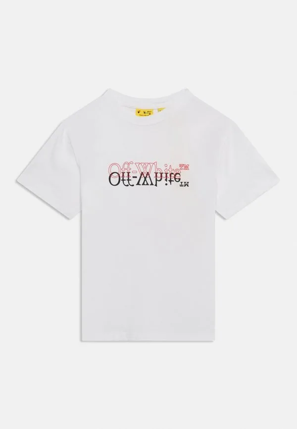 Большая книжная футболка с принтом Off-White, White — фото 3