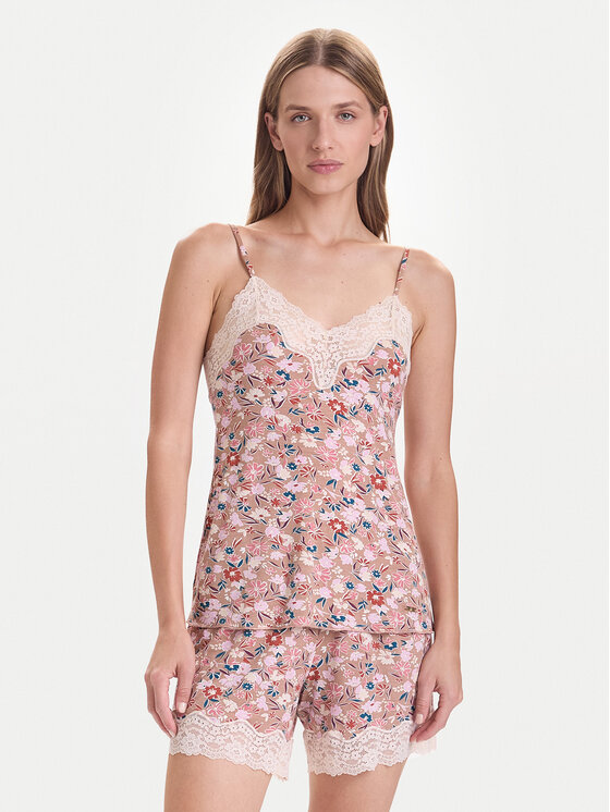 

Пижамная футболка regular fit 3RKC3H00L United Colors Of Benetton, бежевый