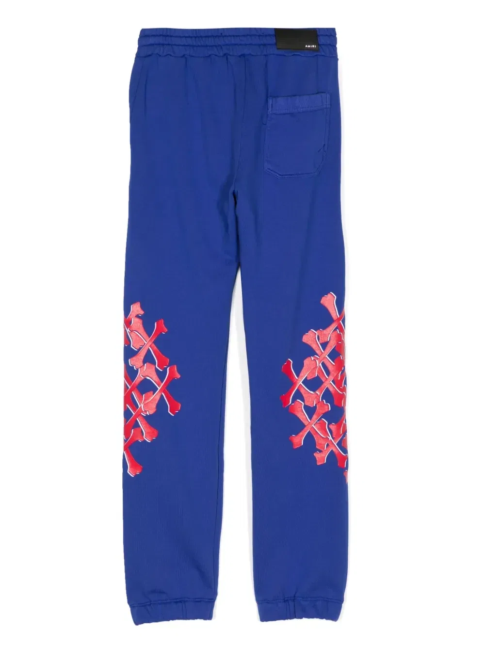 Спортивные брюки с графичным принтом и логотипом Amiri Kids, синий — фото 2