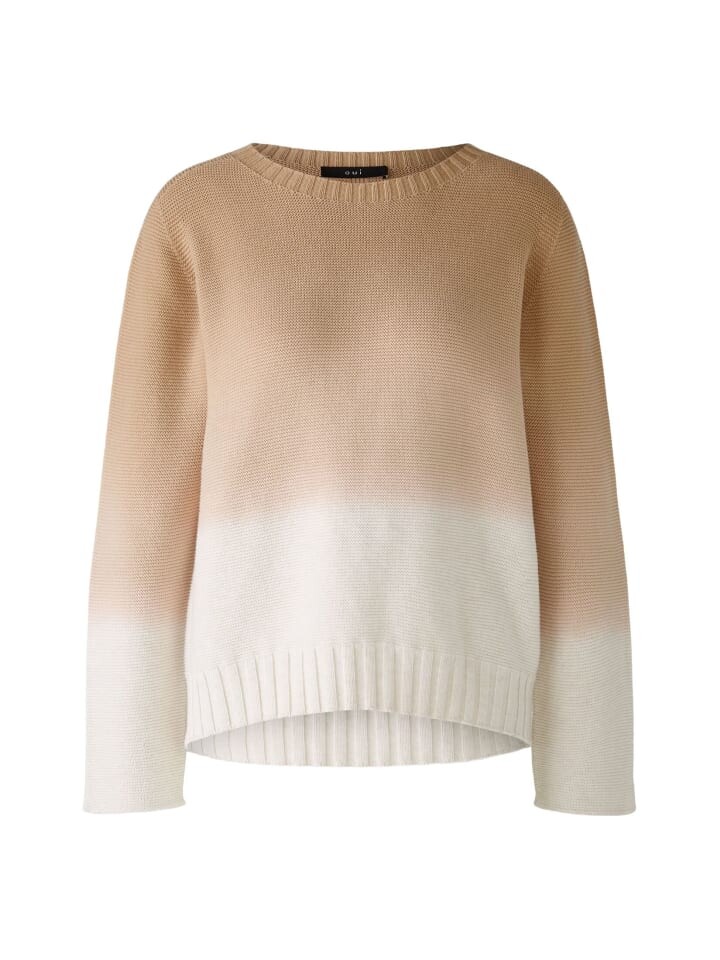 

Пуловер Oui Pullover, цвет white camel