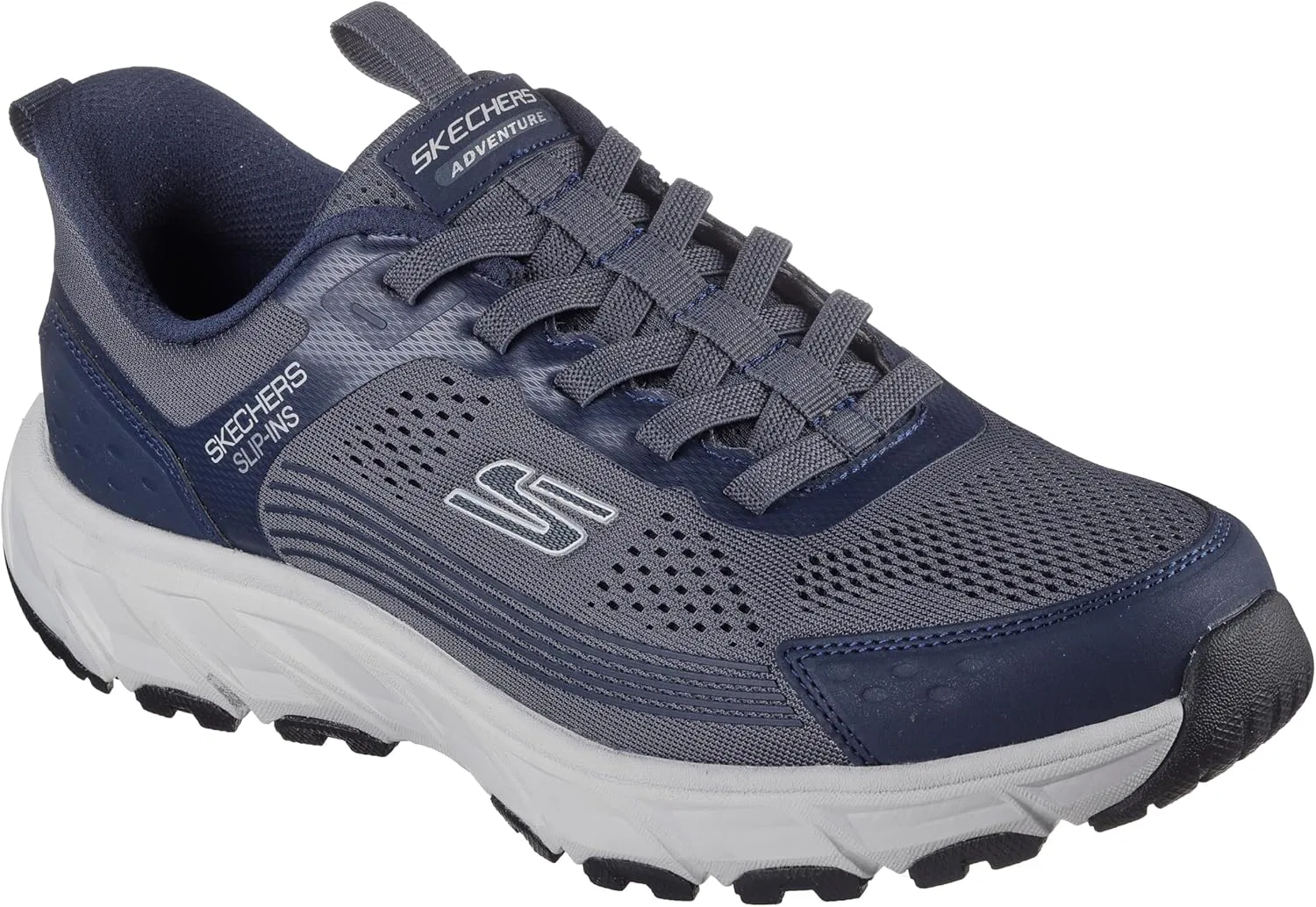 Мужские кроссовки Skechers Hillcrest 2.0, Navy Synthetic Textile Trim — фото 4