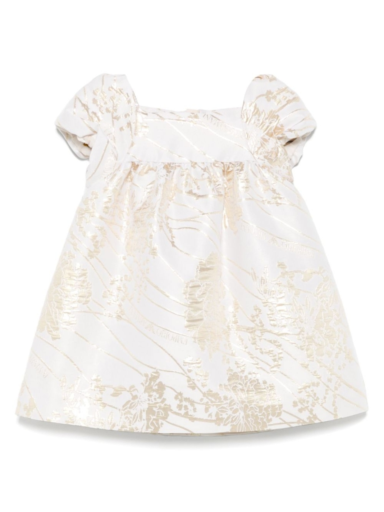 

Emporio Armani Kids жаккардовое платье, нейтральный цвет