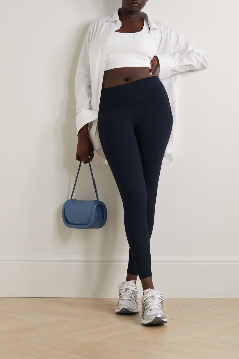 Эластичные леггинсы LULULEMON Wunder Train, темно-синий — фото 4