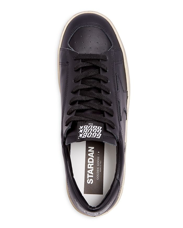 Мужские низкие кеды Golden Goose Deluxe Brand Stardan, черный — фото 2