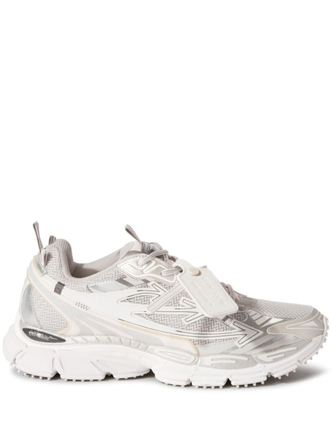 Off-White кроссовки Be Right Back, серый