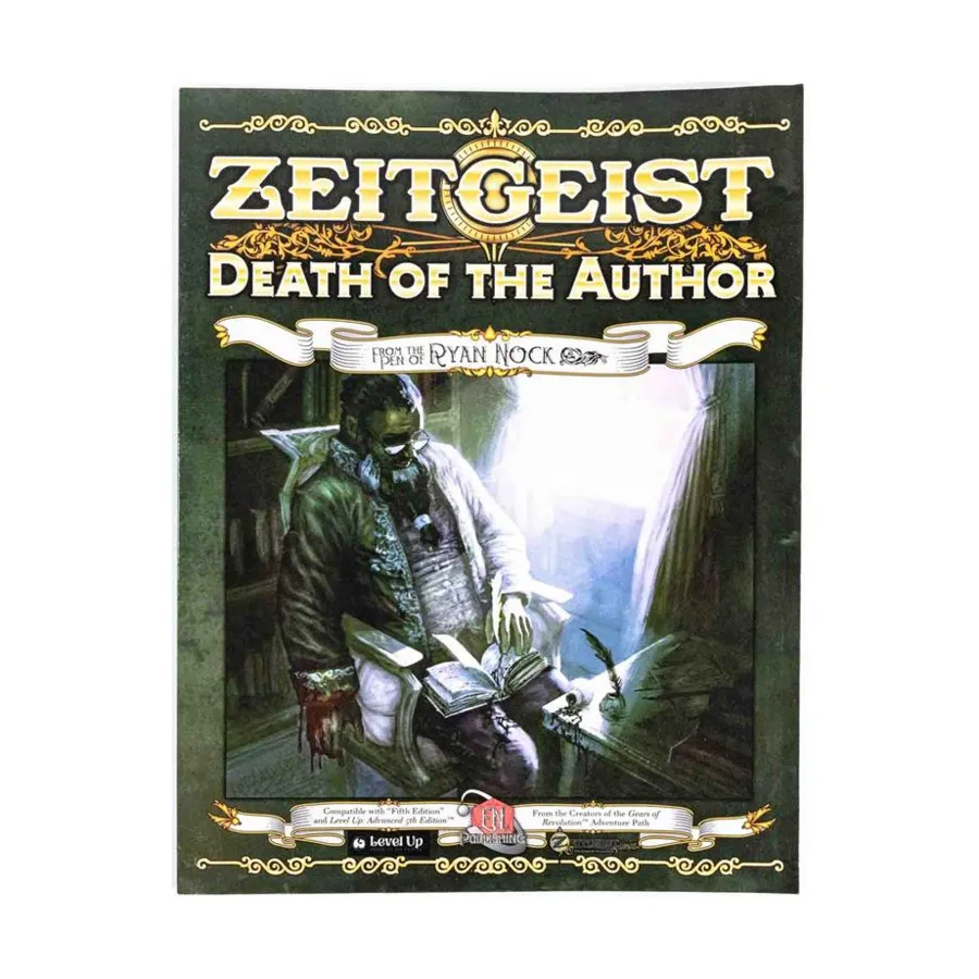 

Zeitgeist - Death of the Author, Zeitgeist (5E), мягкая обложка