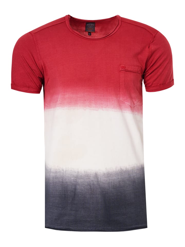 

Футболка с круглым вырезом в стиле батик бордового цвета Rusty Neal, Красный, Футболка с круглым вырезом в стиле батик бордового цвета Rusty Neal