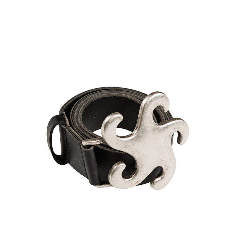 

Ремень swirl leather belt Erl, черный