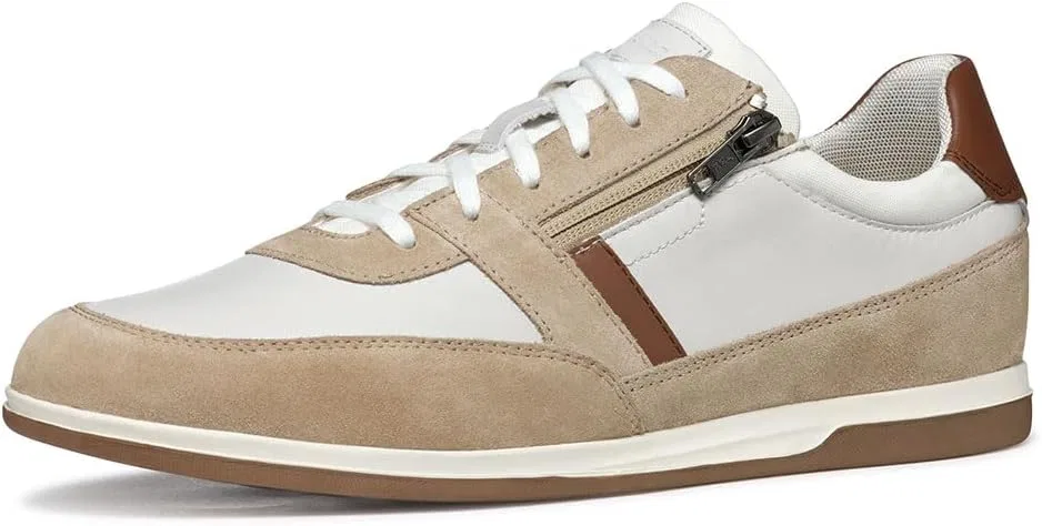 Кроссовки Geox Herren U Renan A Sneaker, White Beige — фото 3