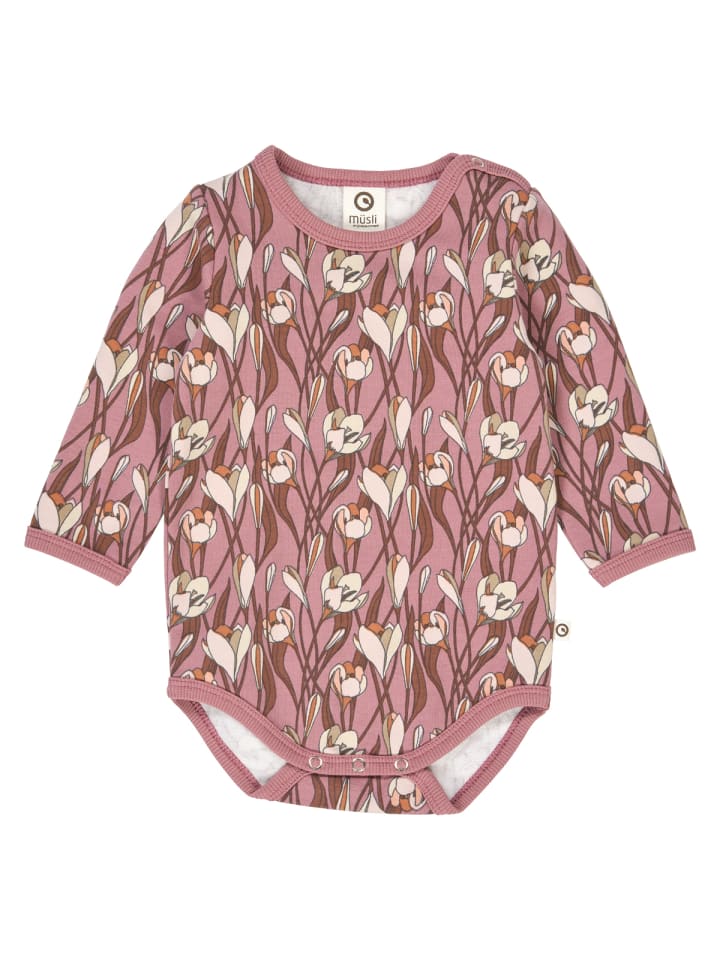 

Müsli Боди с длинными рукавами, цвет: Ностальгическая роза/Корень/Дуб