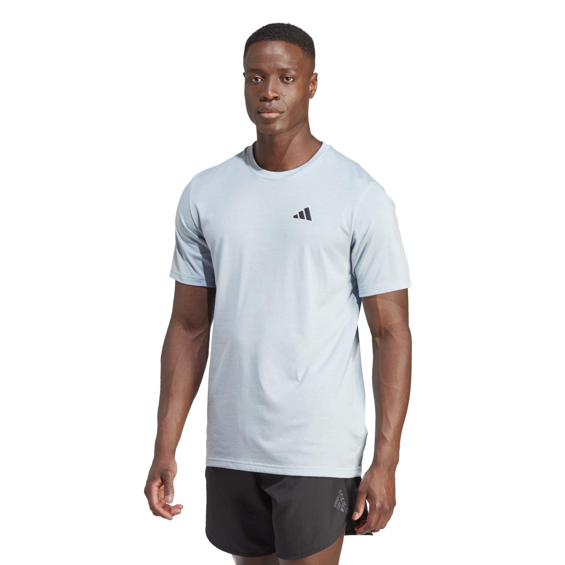 

Футболка adidas Train Essentials Feelready Training Tee, цвет Wonder Blue/Black