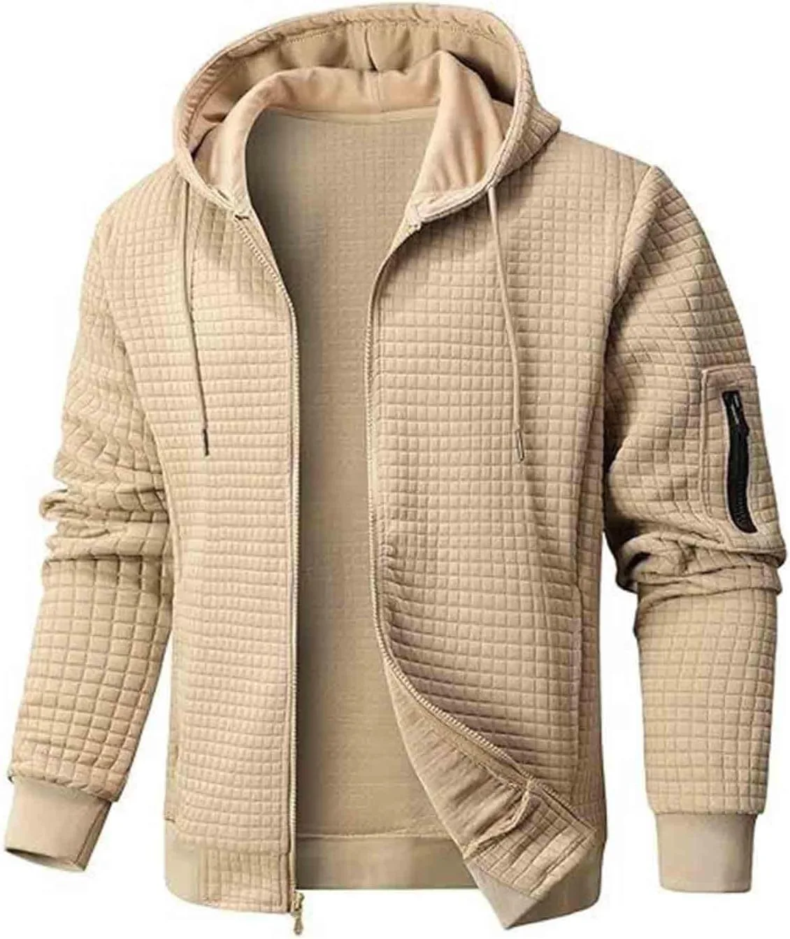 

Мужская толстовка с капюшоном на молнии Casual Loose Fit