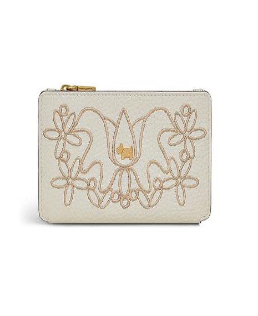 

Кошелек Coin Street с вышивкой и застежкой-молнией Radley London, Chalk