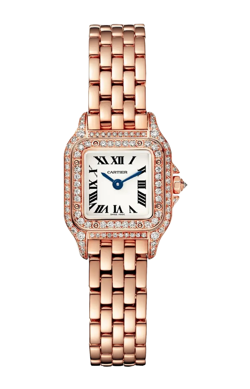 

Panthère de cartier - модель мини, розовое золото и бриллианты - wjpn0068 CARTIER