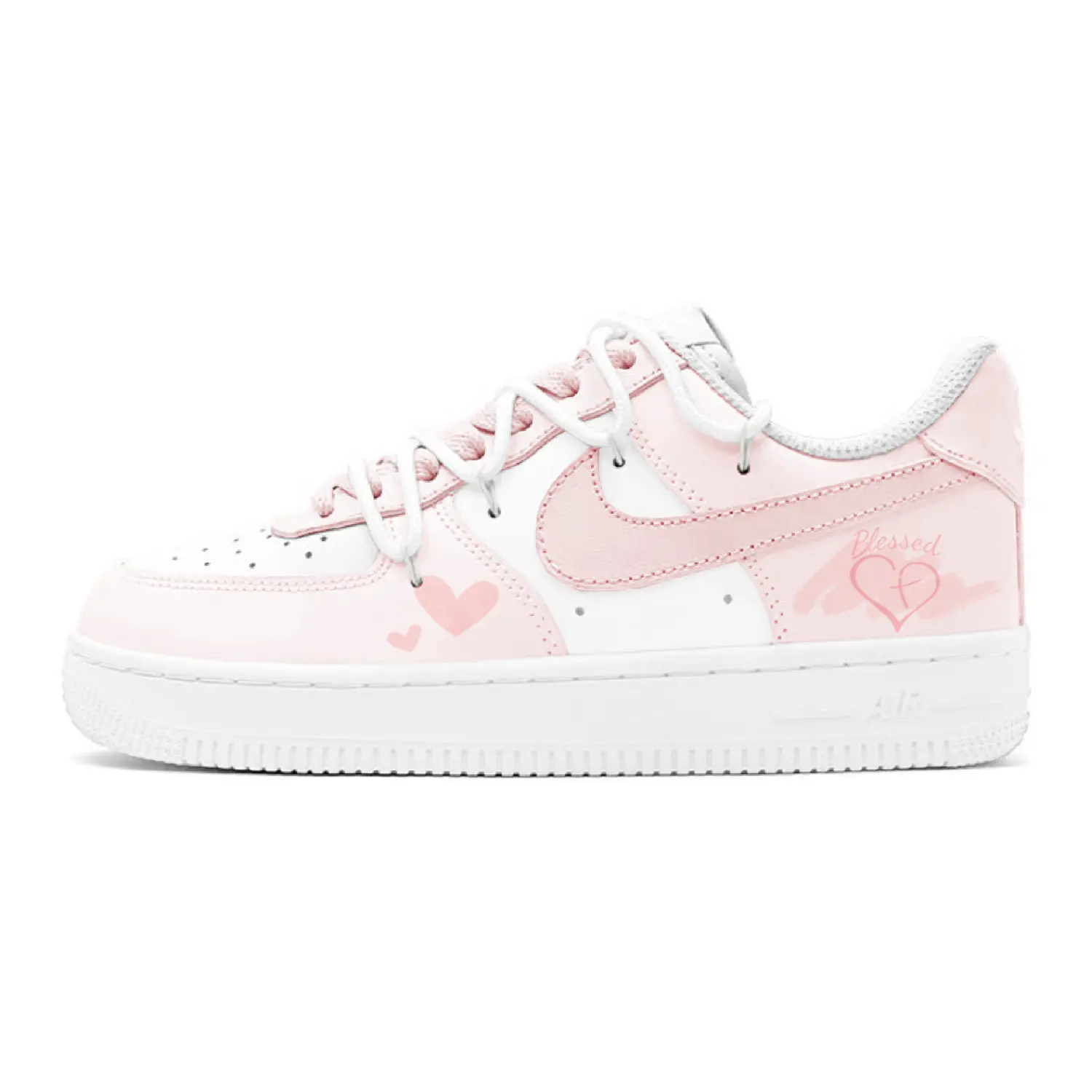 

Кроссовки Air Force 1 LE с низким верхом, амортизирующими, противоскользящими и износостойкими подошвами для детей и подростков Nike, белый