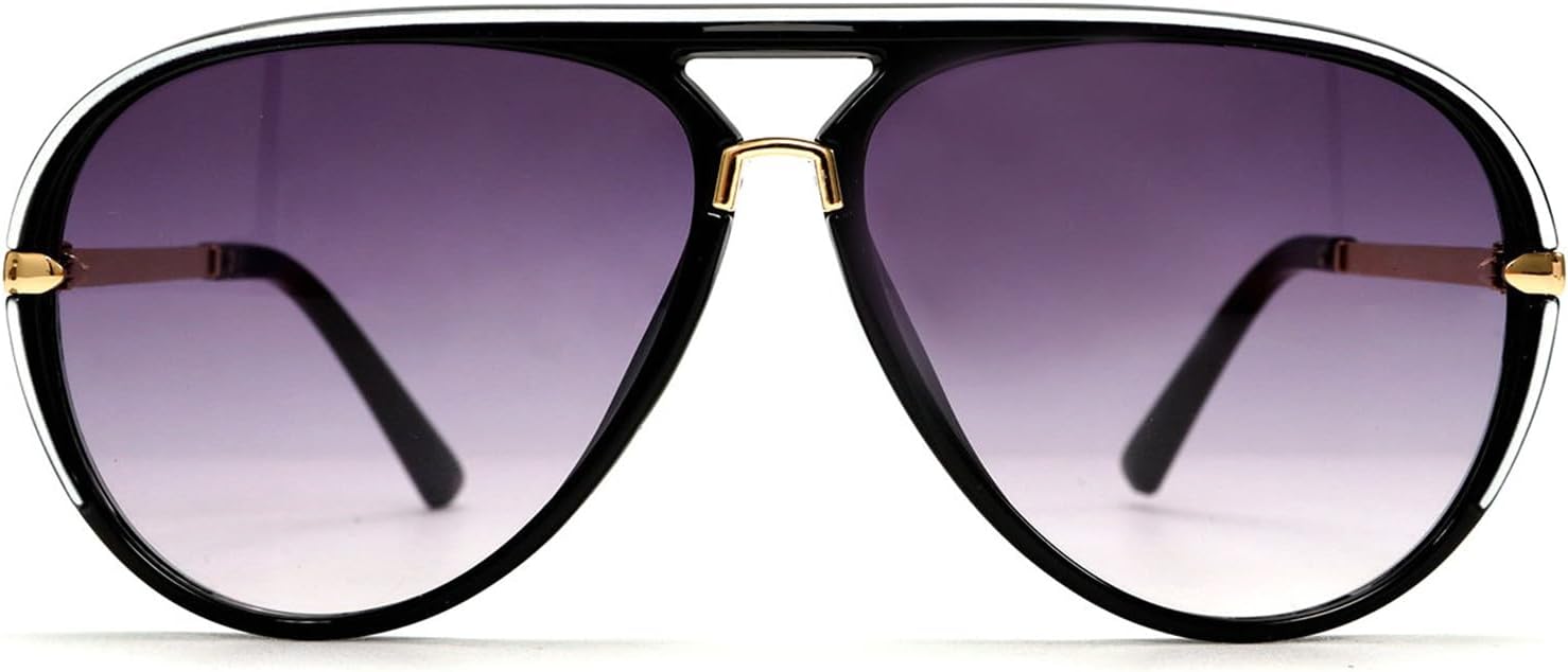 

Willochra Модные солнцезащитные очки-пилот большого размера для женщин в стиле ретро, ​​винтажные, с двойной перемычкой, дизайнерские, модные, зеленые, с леопардовым принтом, C7