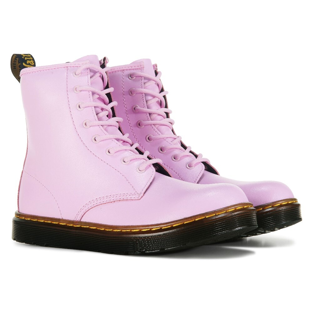 

Детские ботинки Zavala Combat на шнуровке Big Kid Dr. Martens, розовый