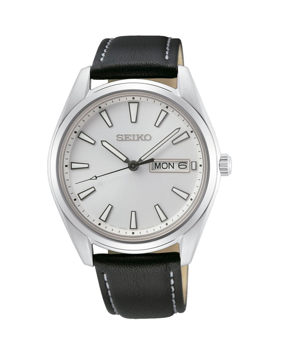 

Neo classic SUR447P1 мужские часы из кожи и черного ремешка Seiko, черный