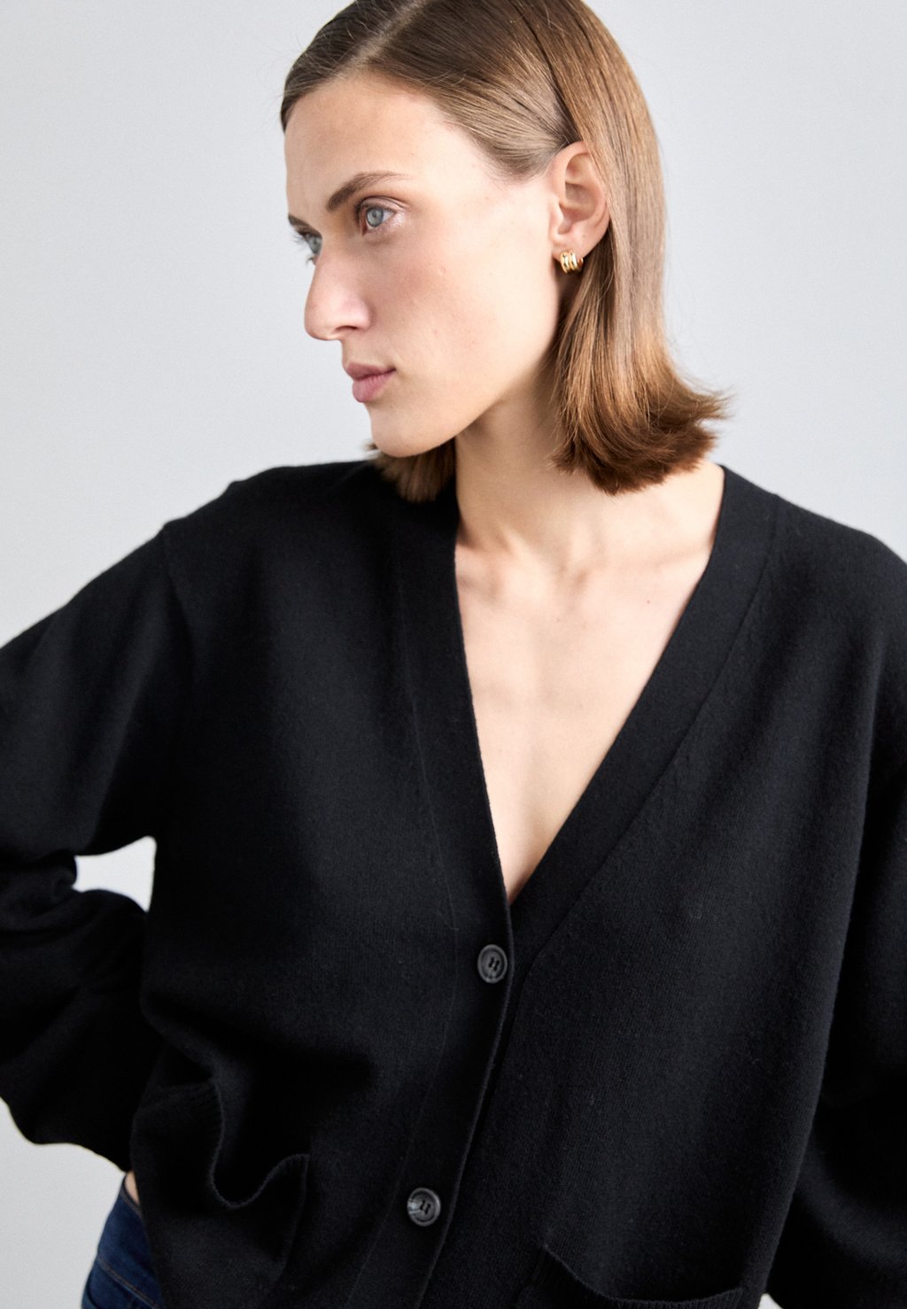 

Кардиган COSMO SLEEVE CARDIGAN DESIGNERS REMIX, черный