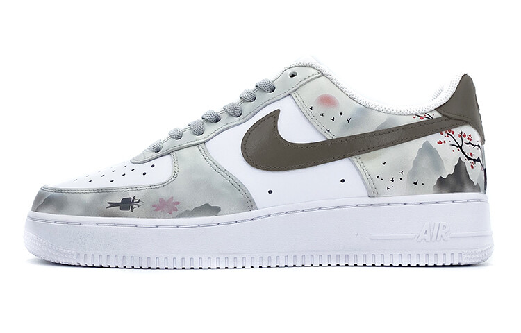 

Кроссовки Nike Air Force 1 Skateboard Shoes Unisex Low-Top White Gray