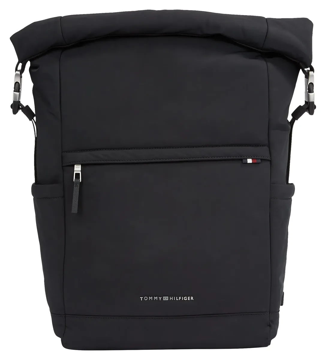 

Городской рюкзак Tommy Hilfiger "TH SIGNATURE ROLLTOP BACKPACK", черный