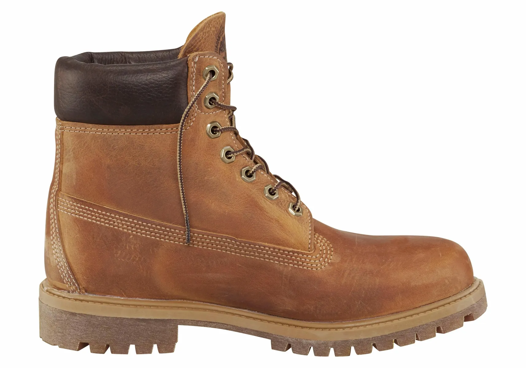Мужские ботинки Timberland Heritage 6" Premium на шнуровке водонепроницаемые, коричневый — фото 3