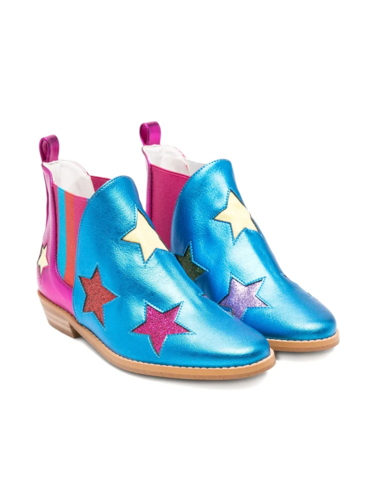 

Ботильоны Stella McCartney Kids, украшенные звездами, синий