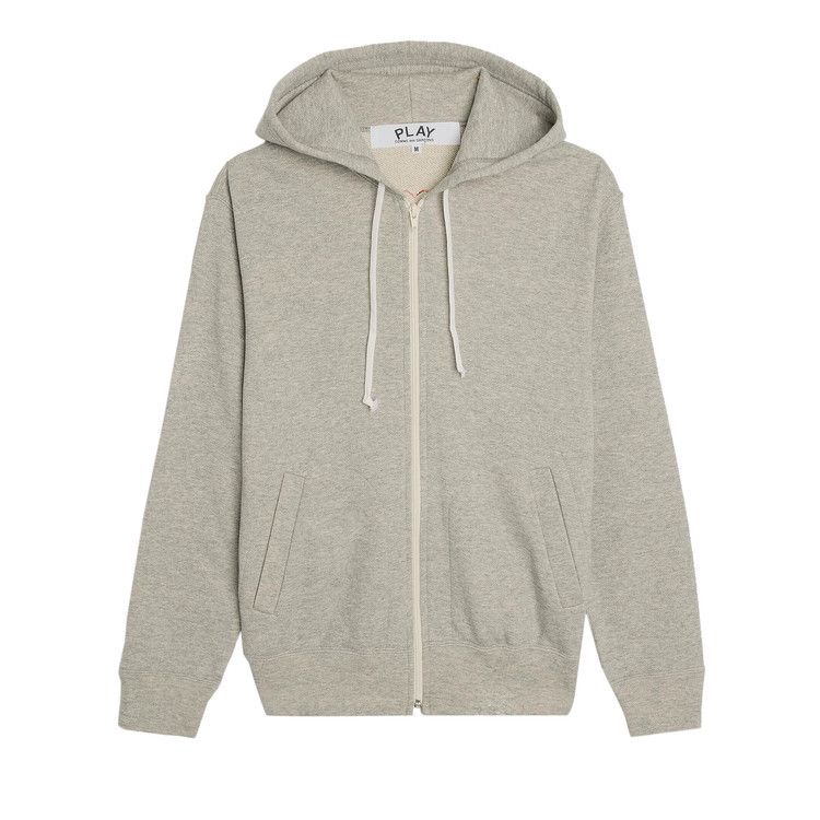 

Толстовка Comme des Garçons PLAY Heart Back Emblem Hooded Zip Up, Grey