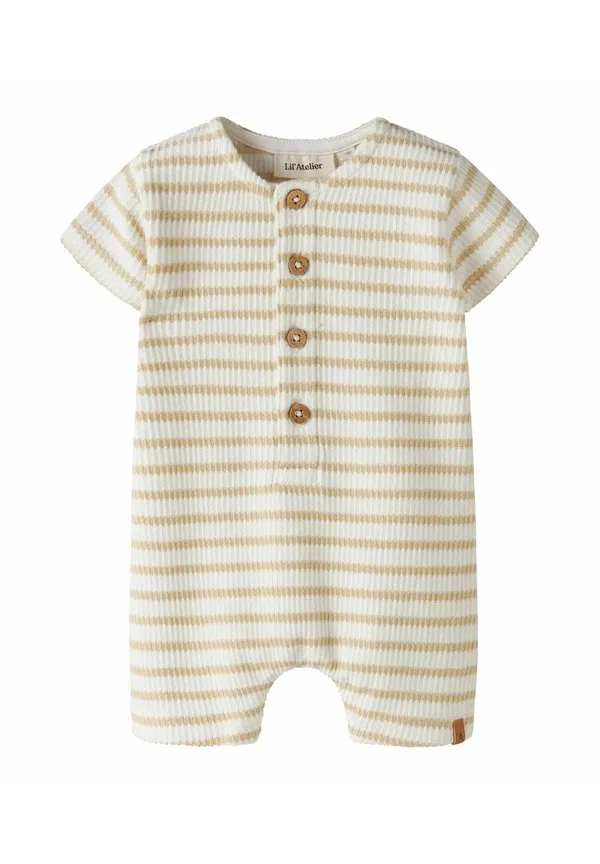 Комбинезон playsuit gestreifte jumpsuit Lil' Atelier, Coconut Milk