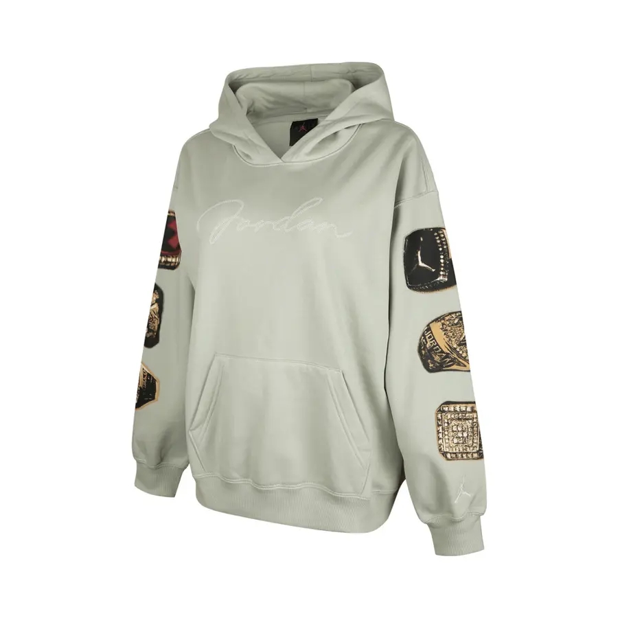 

Бруклинская флисовая худи для женщин Nike, зеленый