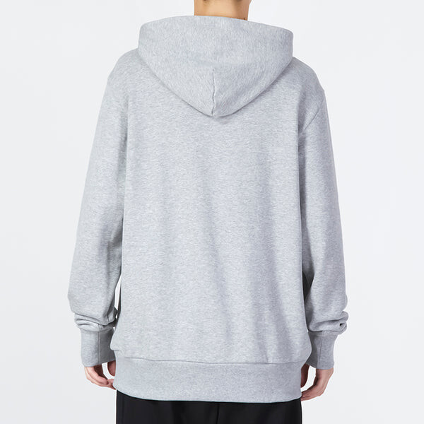 Толстовка adidas Essentials French Terry Big Logo Hoodie 'Grey', серый — фото 4