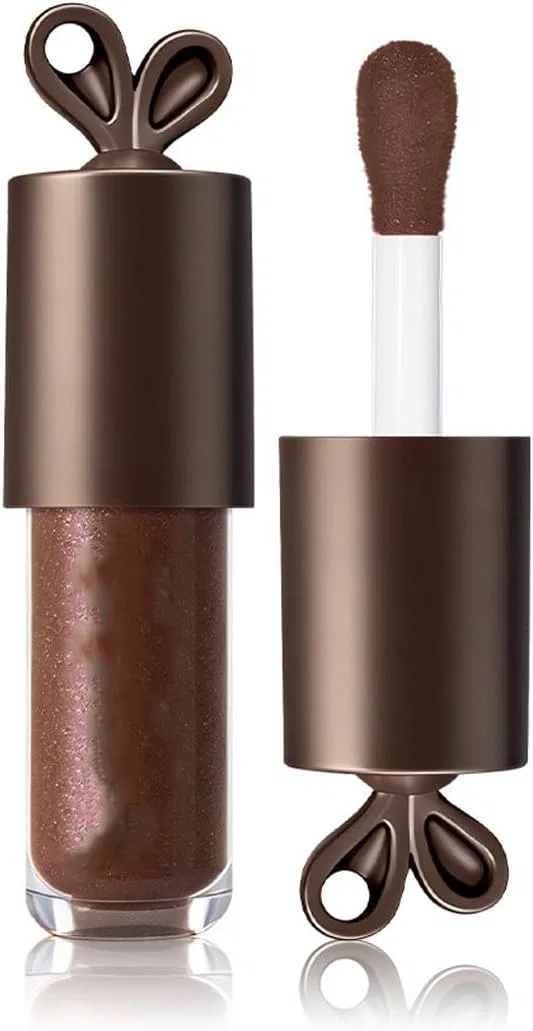Блеск для губ Chocolate Lip Plumper YMHSYV, 5 мл, коричневый — фото 4