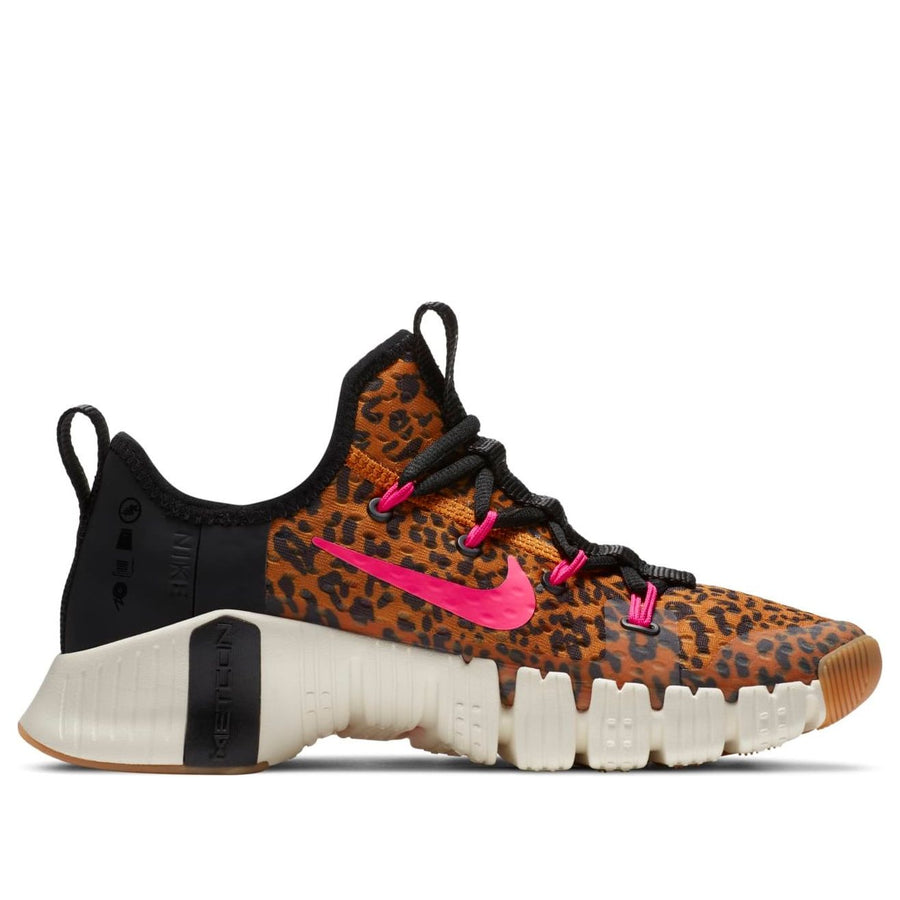Кроссовки (WMNS) Nike Free Metcon 3 'Leopard Print', коричневый — фото 2