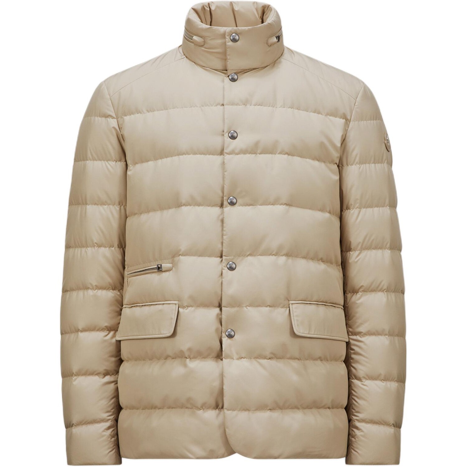 

Пуховик унисекс светло-коричневый Moncler
