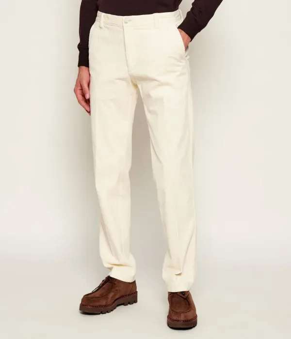 Брюки чинос C-Kent straight fit Boss, кремовый — фото 3