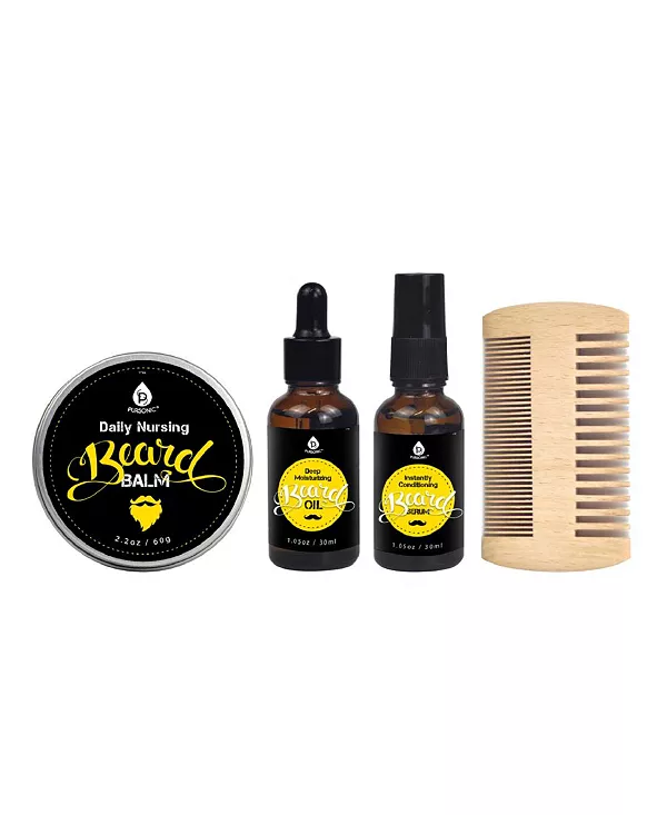 

Набор для ухода за бородой Pursonic, black