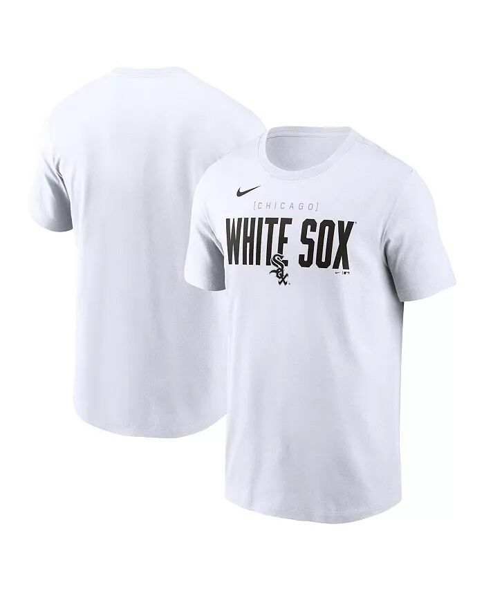 

Мужская белая футболка Chicago White Sox Home Team Bracket Stack Nike