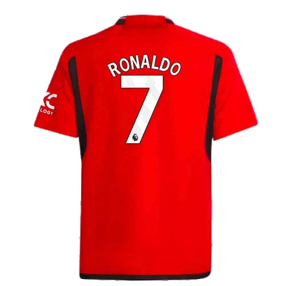 Футболка детская Manchester United Fc Ronaldo 7, красный — фото 2