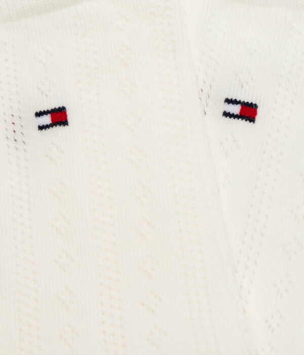 Носки женские Tommy Hilfiger с логотипом, белый — фото 3