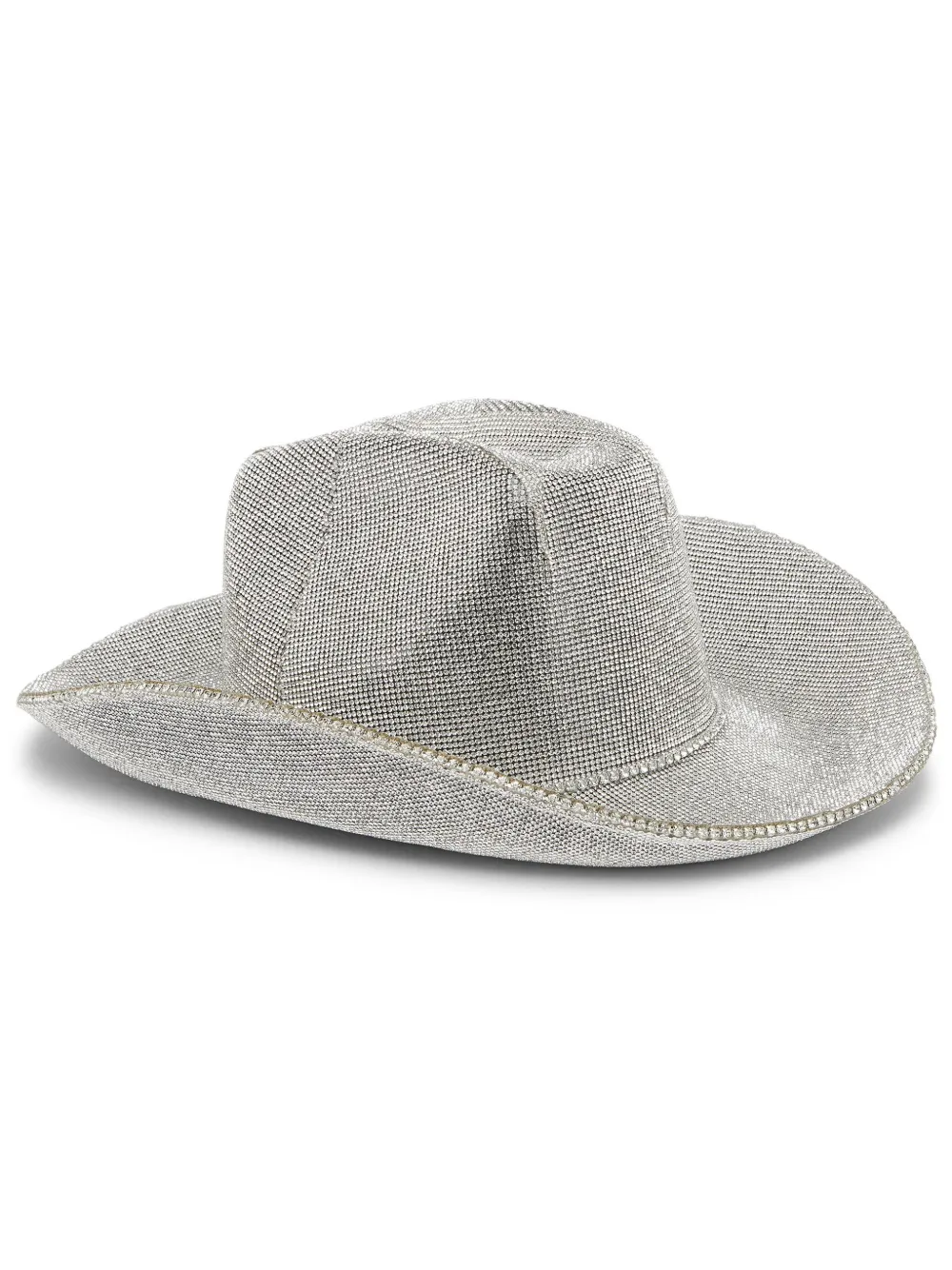 

Шляпа Texas с кристаллами Philipp Plein, серебяный