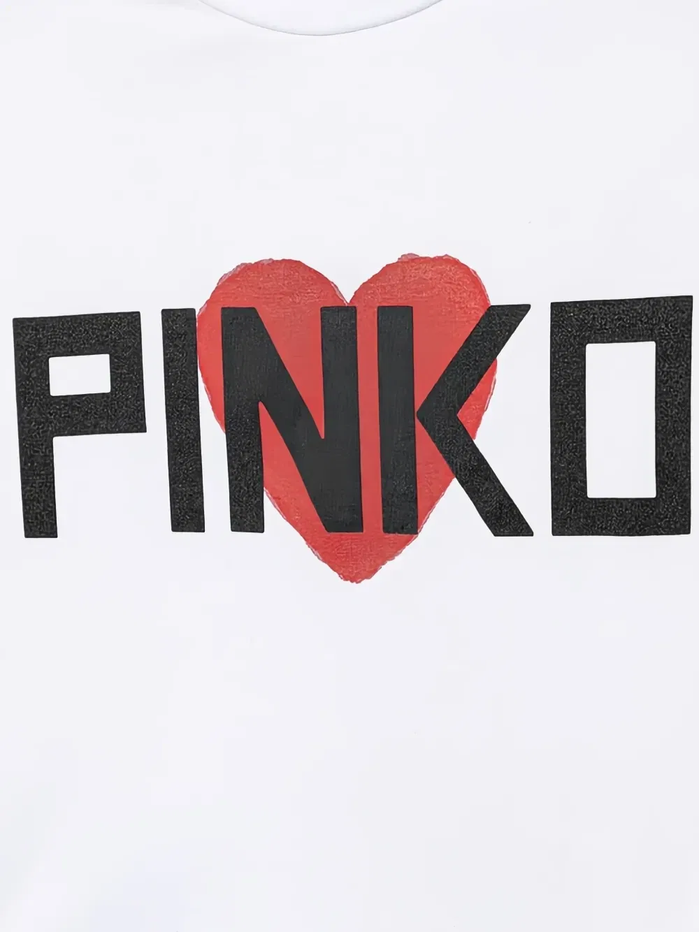 Лонгслив с сердцем Pinko Kids, белый — фото 3
