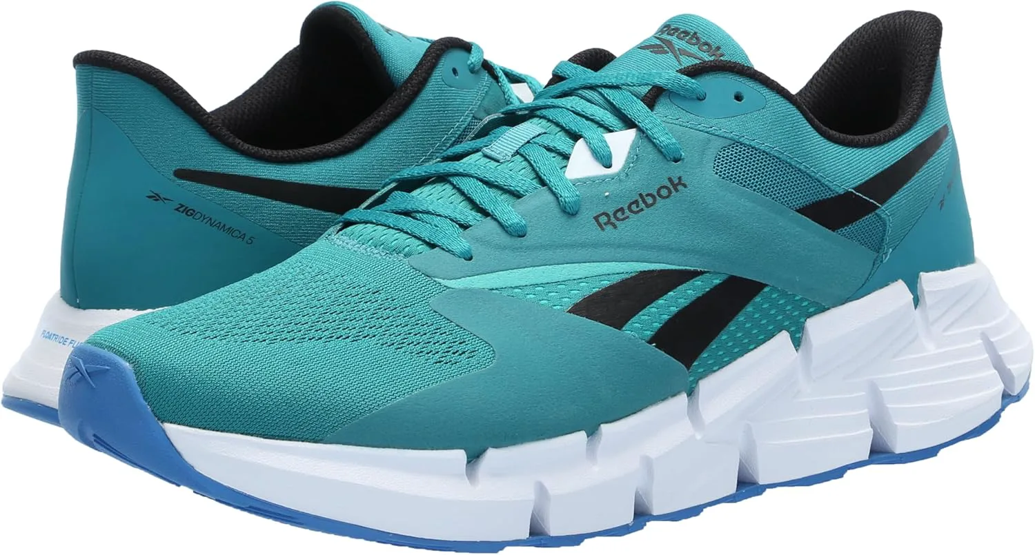 

Кроссовки Reebok для взрослых унисекс Zig Dynamica 5, белый/черный