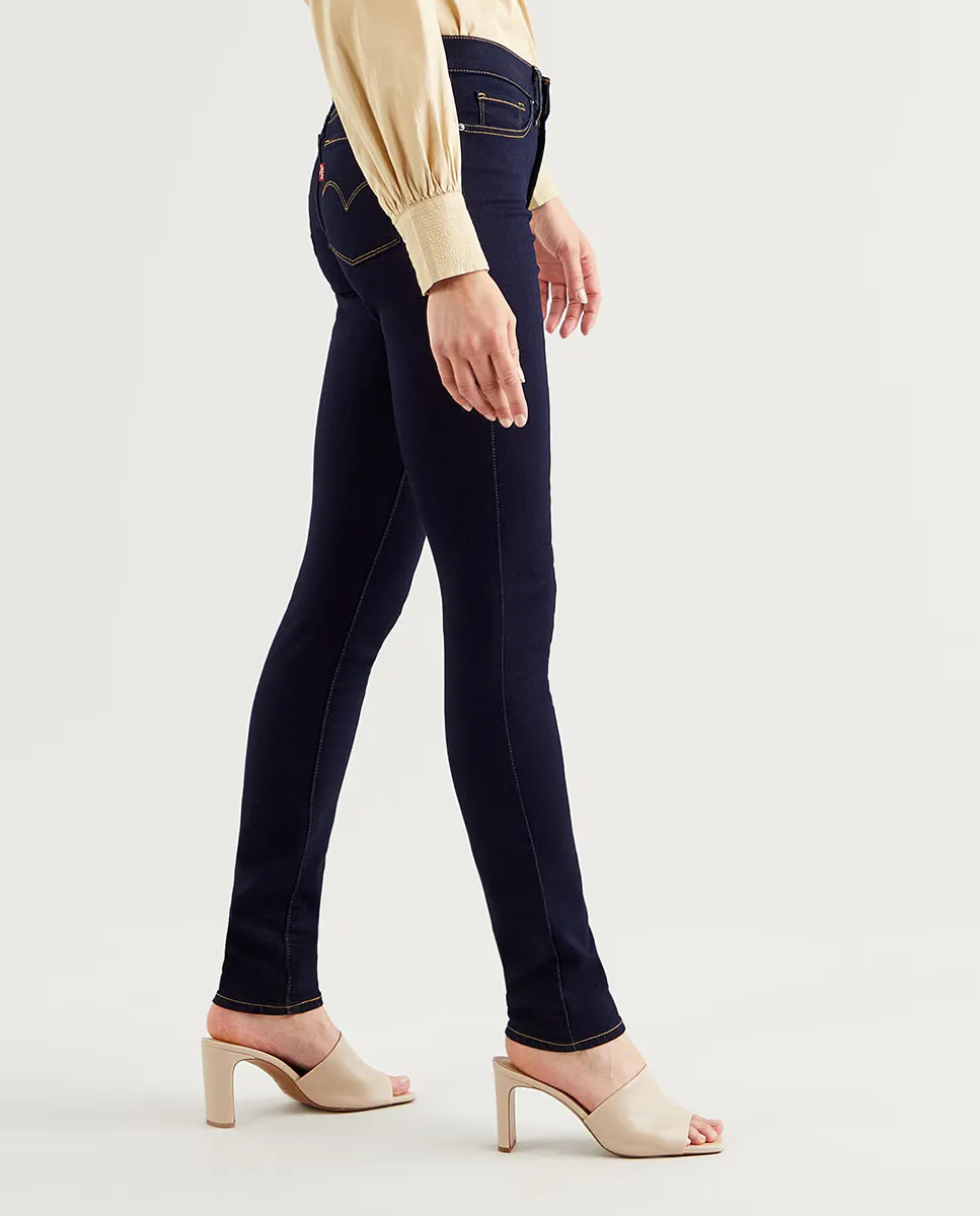 Женские темные джинсы скинни 311 Levi's, индиго/синий — фото 4
