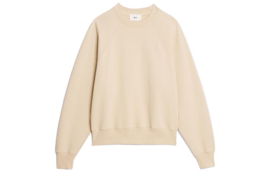 

Футболка тонированная Ami Tonal Sweatshirt AMIPARIS, ванильная