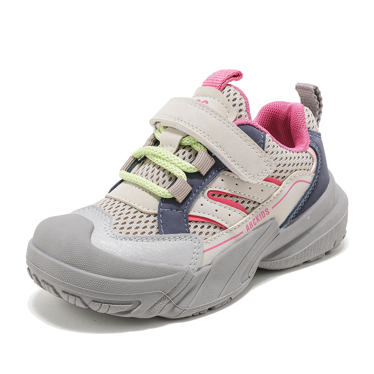 

Противоскользящая детская обувь для повседневной жизни ABC KIDS, бежевый/розовый/красный