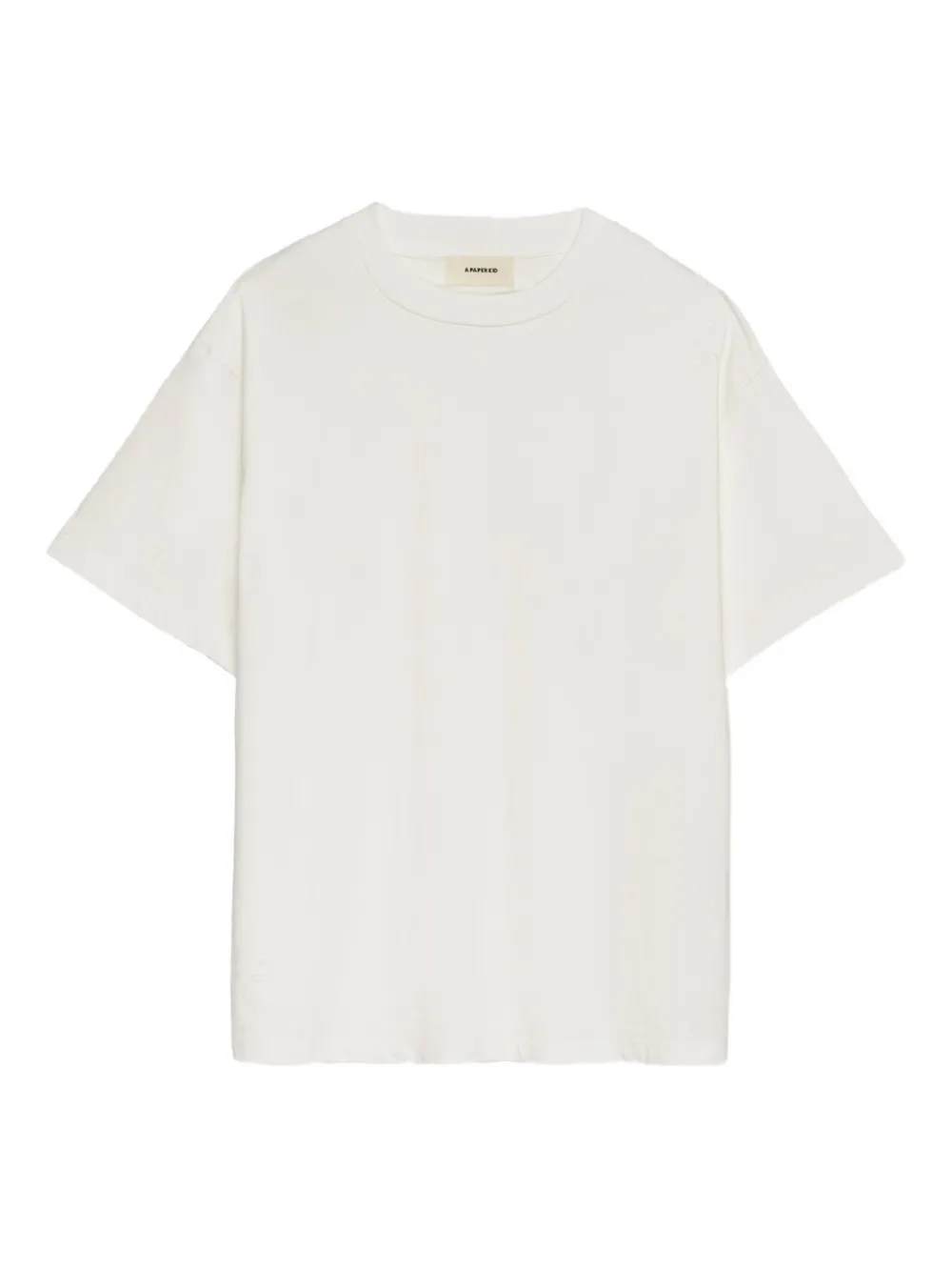 

Футболка с логотипом A Paper Kid, кремовый